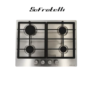 Sofratelli Plaque 60 cm 4Feux Inox-El005