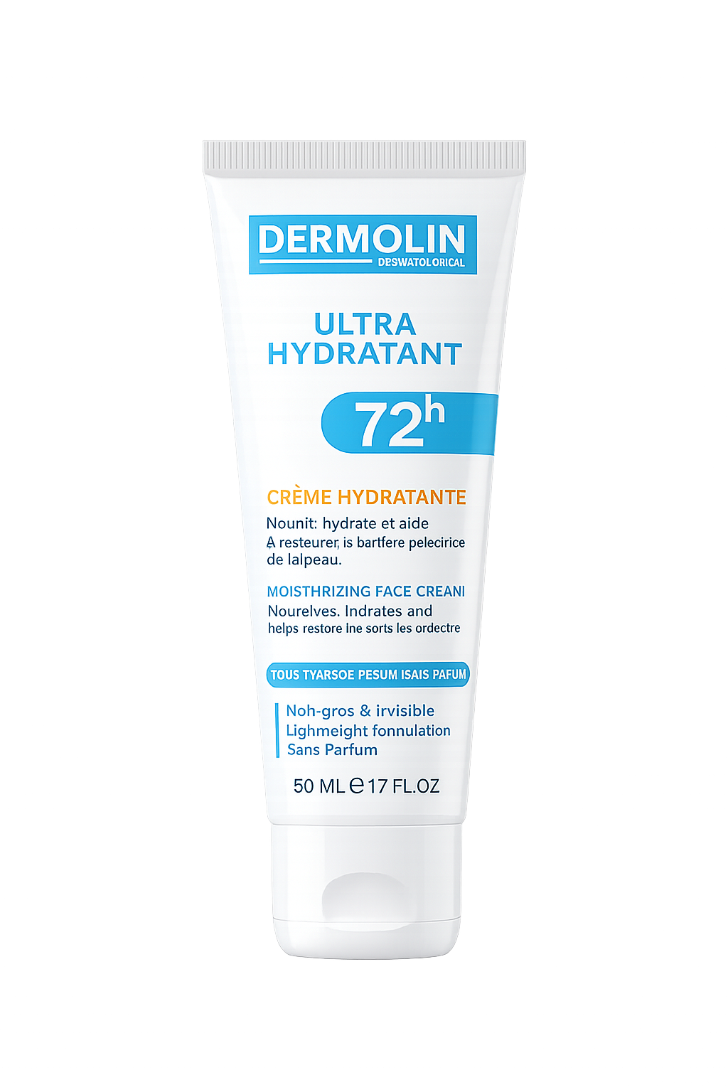 Dermolin Crème Hydratante 72h 50ml