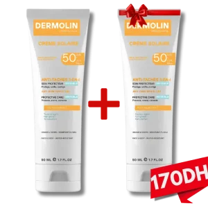 Dermolin – 2 Crème Solaire au Prix de 1